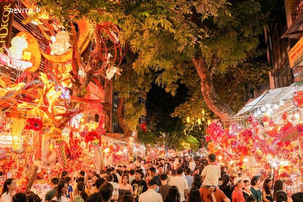 中秋节期间的行马街