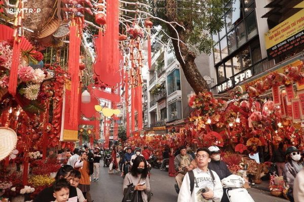 春节期间的行马街