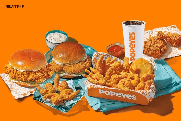 Popeyes 香辣炸鸡堡 – 浓郁的河内快餐