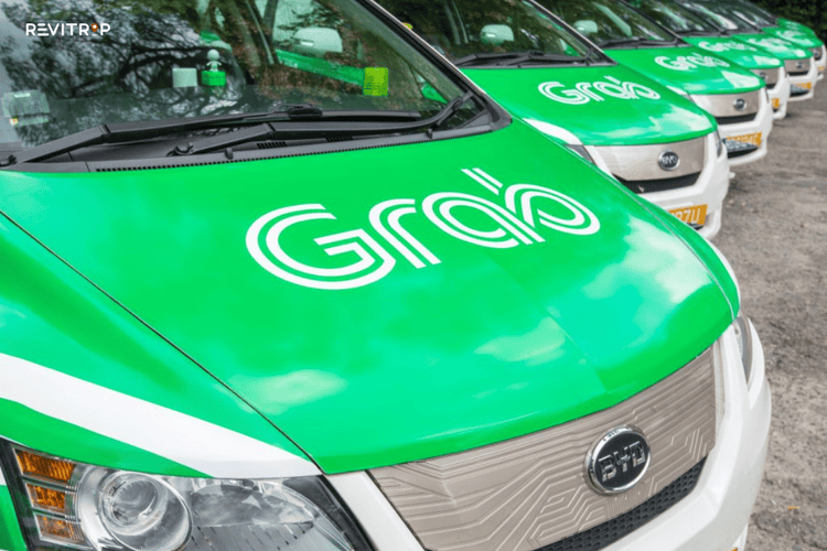 Grab taxis in Vietnam