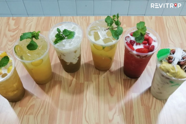 Sugarcane juice with fruit flavours