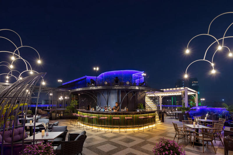 Lighthouse Sky Bar is one of the famous bars in Hanoi
