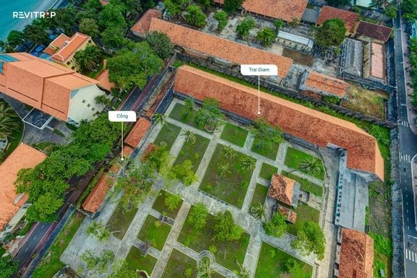 Con Dao Prison from flycam