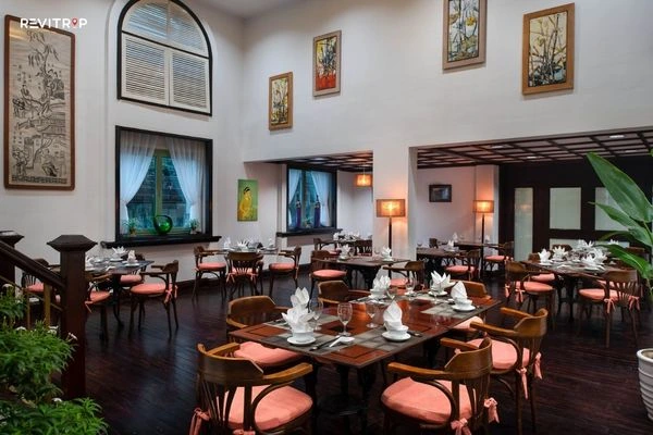 Inside Avani's restaurant