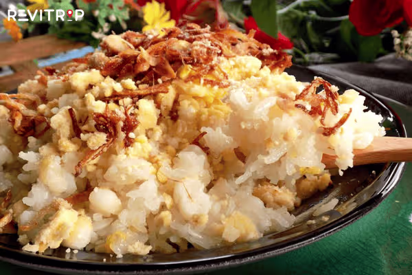 Xoi Ngo – Sticky Rice with Sweet Corn