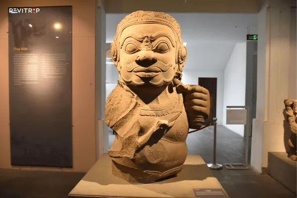 Ancient Cham Sculpture Inside the Museum