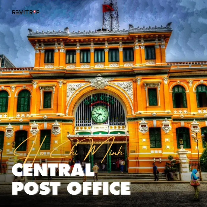 Visit Saigon Central Post Office, a stunning French colonial landmark in Ho Chi Minh City