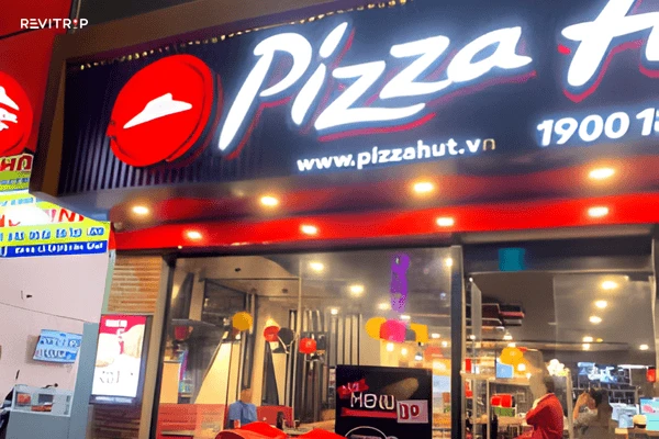 Pizza Hut Da Nang pizza near the beach