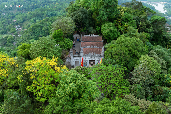 Nghia Linh Mountain heritage landscape at Hung Kings Temple
