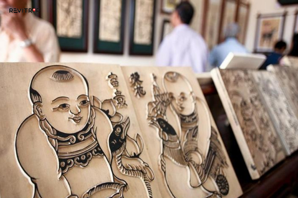Traditional Dong Ho folk paintings in Bac Ninh Vietnam