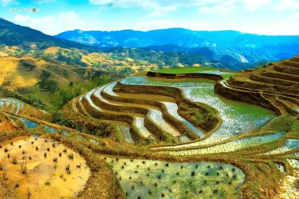 Muong Hoa Valley landscape near Sa Pa Ancient Rock Field