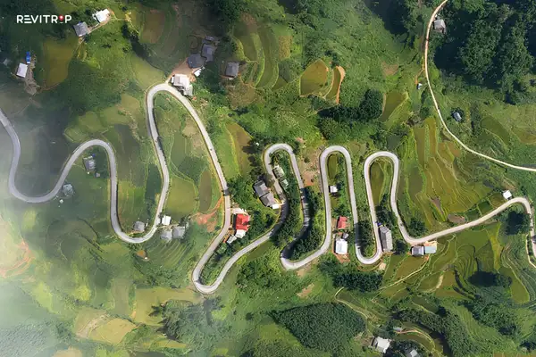Winding Mountain Roads on the Ha Giang Loop