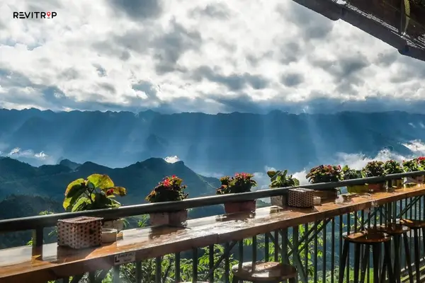 Mountain Café View Along the Ha Giang Loop